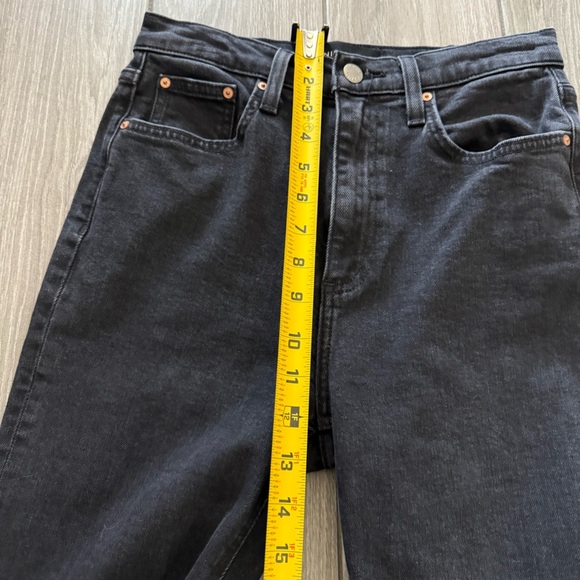 Aritzia Denim Forum|Twiggy high rise flare black jeans,closet staple•••size 26 - Picture 15 of 16